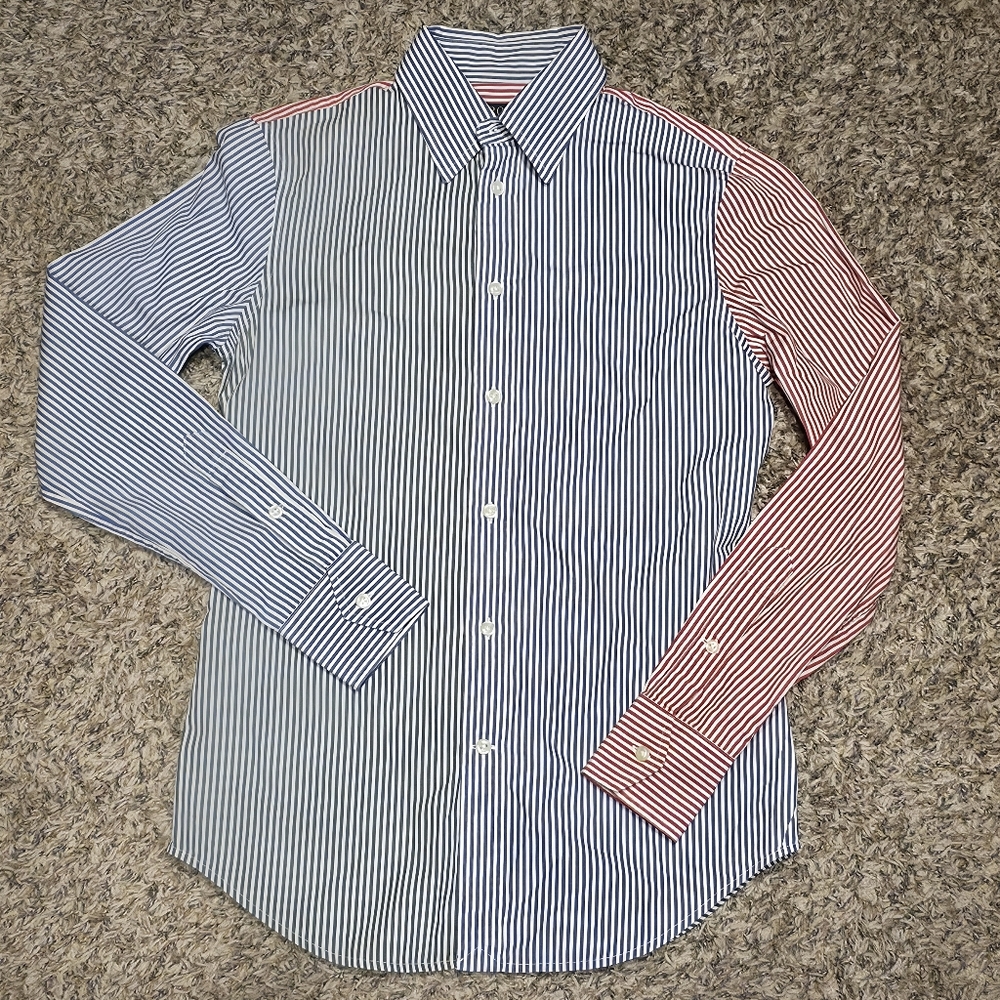 Polo by Ralph Lauren Blue, Green and Red Casual Button Down Shirt Size 2
